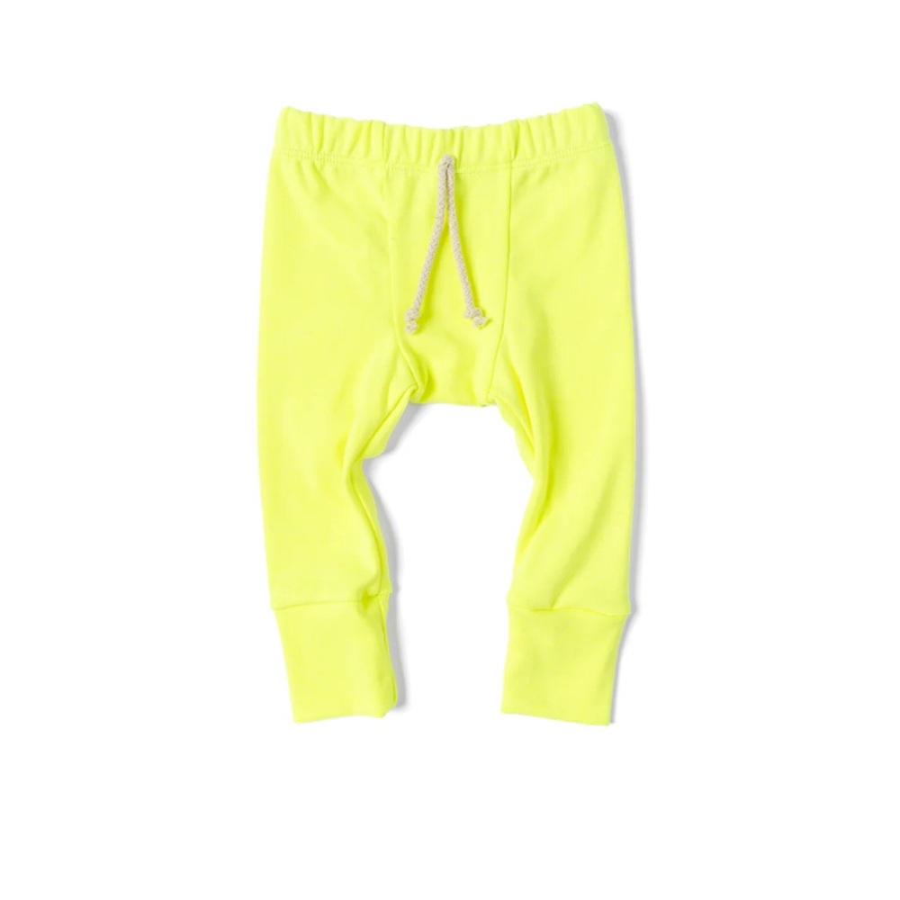 NWT Childhoods Rib Knit Pants- 5T Highlighter